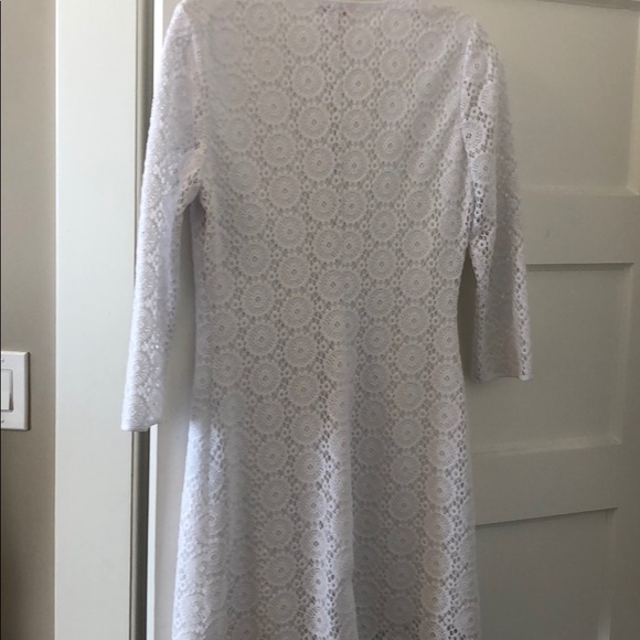 White lace Lily Pulitzer mini dress - Picture 4 of 5